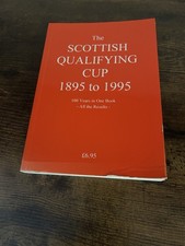 Scottish qualifying cup for sale  KILMARNOCK