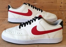 Tênis Nike Court Vision baixo couro UK10/US11/EU45 DM1187-101 creme/vermelho comprar usado  Enviando para Brazil