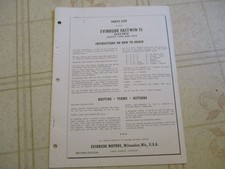 1956 evinrude fastwin for sale  Goodman