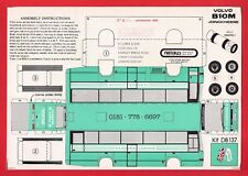 Kit de cartões recortados 4mm - Clarkes of London M333CLA: Volvo B10M Jonckheere - Nimbus comprar usado  Enviando para Brazil