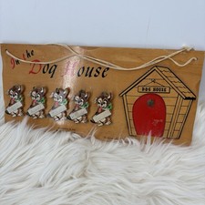 Antigo 1958 Na Casa do Cachorro Família de 5 Placa de Parede Decoração Kitsch com Filhotes MCM comprar usado  Enviando para Brazil