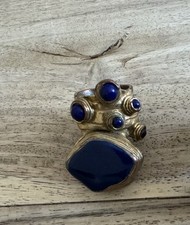 Ysl vintage navy for sale  LONDON