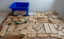 Wooden train set for sale  ALFRETON