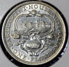 1927 Austrália Abertura da Casa do Parlamento, George V, Florin, KM# 31, Excelente comprar usado  Enviando para Brazil