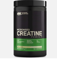 Optimum Nutrition Creatina Micronizada Sem Sabor 317g-93 servir/634g-186 servir comprar usado  Enviando para Brazil