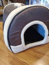 Casa interna de gato/cão macia aconchegante cama caverna dobrável casa quente ninho com tapete  comprar usado  Enviando para Brazil
