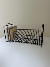 Usado, Suporte organizador de CD rack metal mesa preto vintage suporte de 20 discos comprar usado  Enviando para Brazil
