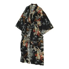 Kimono dragão feminino vintage | Roupão masculino de algodão com cinto tradicional japonês comprar usado  Enviando para Brazil