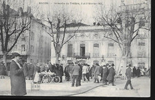Cpa macon incendie d'occasion  Prissé