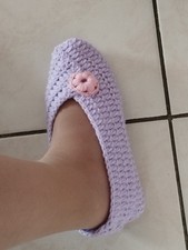 Chaussons lilas femme d'occasion Chaussons lilas femme d'occasion  Fretigney-et-Velloreille