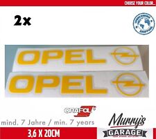 2x Opel Youngtimer Klassik Logo Aufkleber, Sticker, Decal, Autocollat, Étiquette, usado comprar usado  Enviando para Brazil