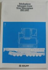 Brochure krupp grue d'occasion  France