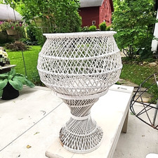 Vintage white wicker for sale  Romeo