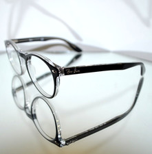 Usado, RARO Ray-Ban armação de óculos preta transparente/polida redonda RB5283 2034 comprar usado Usado, RARO Ray-Ban armação de óculos preta transparente/polida redonda RB5283 2034 comprar usado  Enviando para Brazil