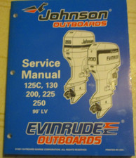 Usado, 1998 Omc Johnson Evinrude 125c 130 200 225 250 HP motor de popa manual de serviço 520212 comprar usado  Enviando para Brazil