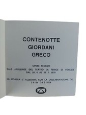 Contenotte giordani greco usato  Torino