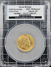 1902m matte gold for sale  CHELTENHAM