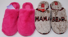 Chinelos femininos Emily Puff Scuff XL 11-12 estrelas acima MAMA BEAR & rosa novo com etiquetas comprar usado  Enviando para Brazil
