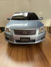 Carro Corolla Fielder amostra colorida azul claro metálico novidade em escala 1/10 comprar usado  Enviando para Brazil
