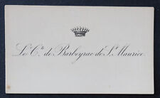 Carte visite noblesse d'occasion  Nantes-