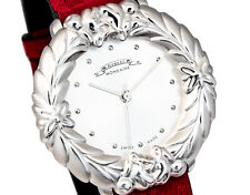 Relógio feminino Mondaine Trachtenuhr Gruezi motivo almanaque alpenuhr fabricado na Suíça, usado comprar usado  Enviando para Brazil