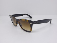 Ray-Ban Wayfarer RB 2140 959/51 47 Black Havana w/Brown Gradient lens RayBan comprar usado  Enviando para Brazil