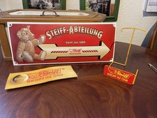 Steiff blechschild 16x40cm gebraucht kaufen  Aachen
