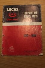 Lucas equipment service for sale  BIRMINGHAM