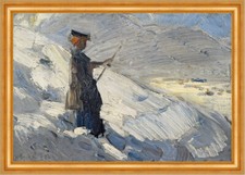 Stehende frau winterlandschaft gebraucht kaufen  Grabenstätt