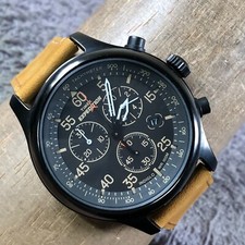 Timex Expedition relógio de quartzo masculino TW4B12300 cronógrafo de campo couro 8 1/4" comprar usado  Enviando para Brazil