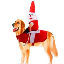 Roupas engraçadas de Natal para animais de estimação de desenho animado Papai Noel cachorro comprar usado  Enviando para Brazil