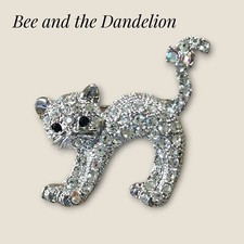Silver tone rhinestone for sale  BASILDON