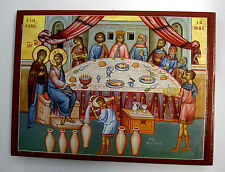 Hochzeit zu Kana Jesus Ikone Icon Ikona Wedding at Cana Icone Les Noces de Cana, usado comprar usado  Enviando para Brazil