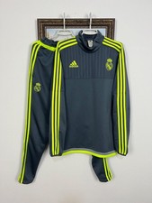 Conjunto de Moletom Adidas Real Madrid Futebol Calça Terno de Futebol Track Top Masculino Tamanho G comprar usado  Enviando para Brazil