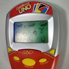 Radica Tela Colorida UNO Jogo Eletrônico Portátil 2007 Mattel Funciona Viagem comprar usado  Enviando para Brazil