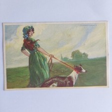Antica cartolina art usato  Italia