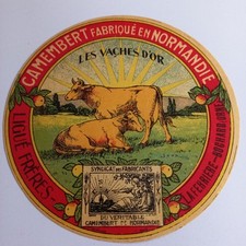 étiquette camembert vaches d'occasion  Rouen-