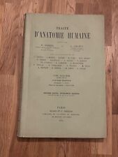 Livre traité anatomie d'occasion  Sens