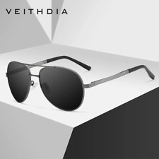 Óculos de sol masculino de metal alumínio polarizado premium piloto guarda-sol moda comprar usado  Enviando para Brazil
