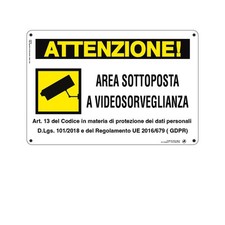 Cartello alluminio area usato  Italia