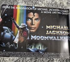 *Michael Jackson Official Moonwalker 1989 Poster Movie Rare Tour 1990 Bad* comprar usado  Enviando para Brazil