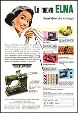 Pubblicita 1956 elna usato  Biella