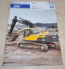 Volvo EC220D Broszura koparki Broszura Rosyjska na sprzedaż  PL
