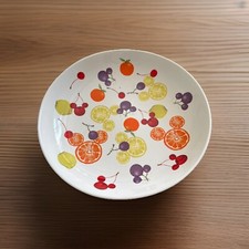 Tigela de servir padrão frutas Disney Mickey Mouse & Co. 12 x 2,5 RARA 🍊 🍒 comprar usado  Enviando para Brazil