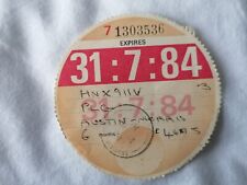 Old car tax for sale  DERBY