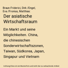 Asiatische wirtschaftsraum mar gebraucht kaufen  Trebbin