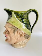 Sarreguemines figural pitcher for sale  Shipping to Ireland