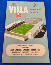 Aston villa newcastle for sale  BLAENAU FFESTINIOG