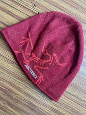 Red arcteryx beanie for sale  LONDON