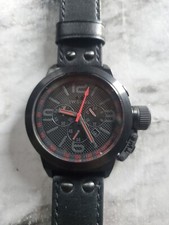 Usado, Relógio masculino TW STEEL TW902R cantina mostrador preto cronógrafo couro preto See Des comprar usado  Enviando para Brazil
